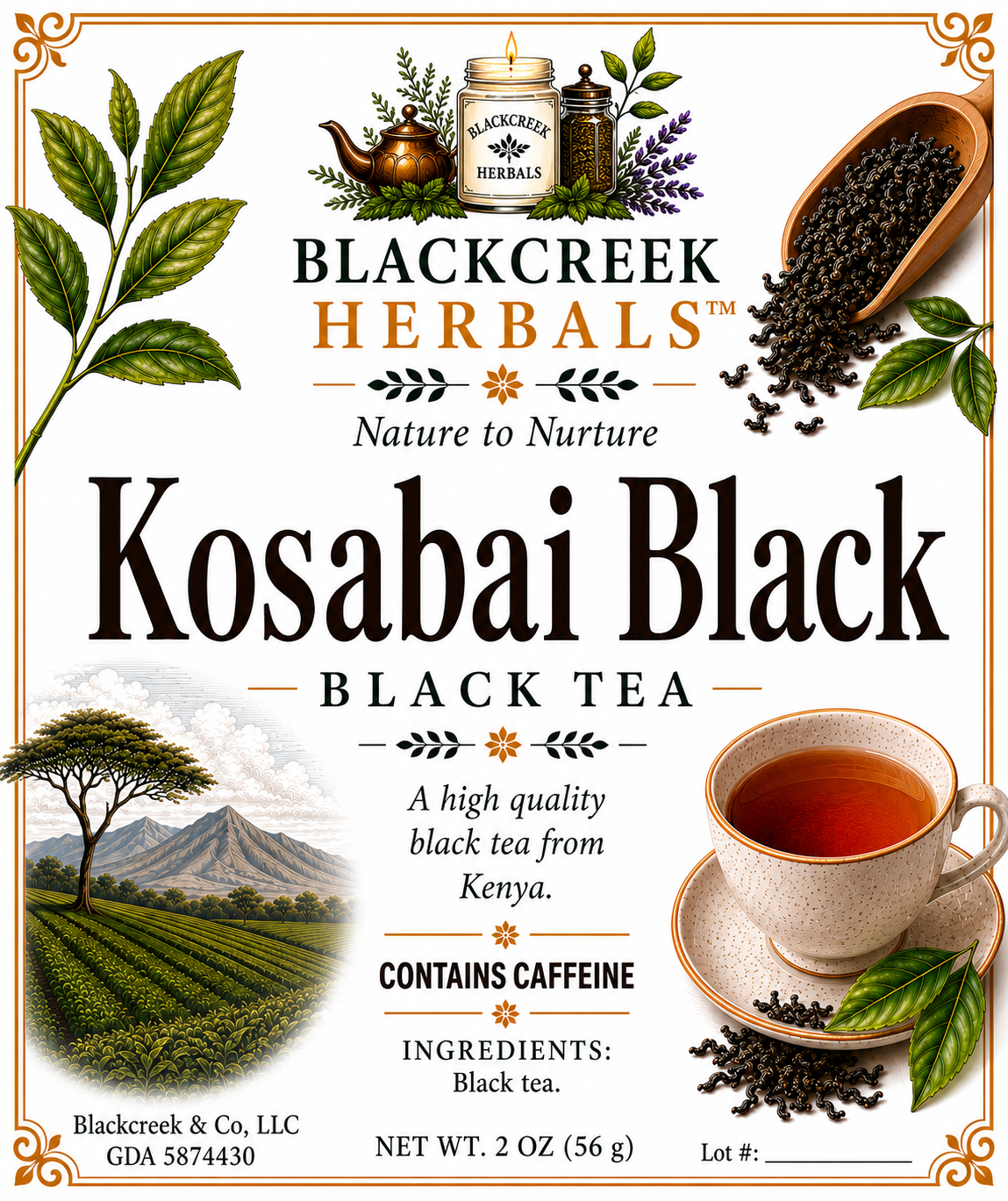 Kosabei Black Tea - Kenya 2 oz