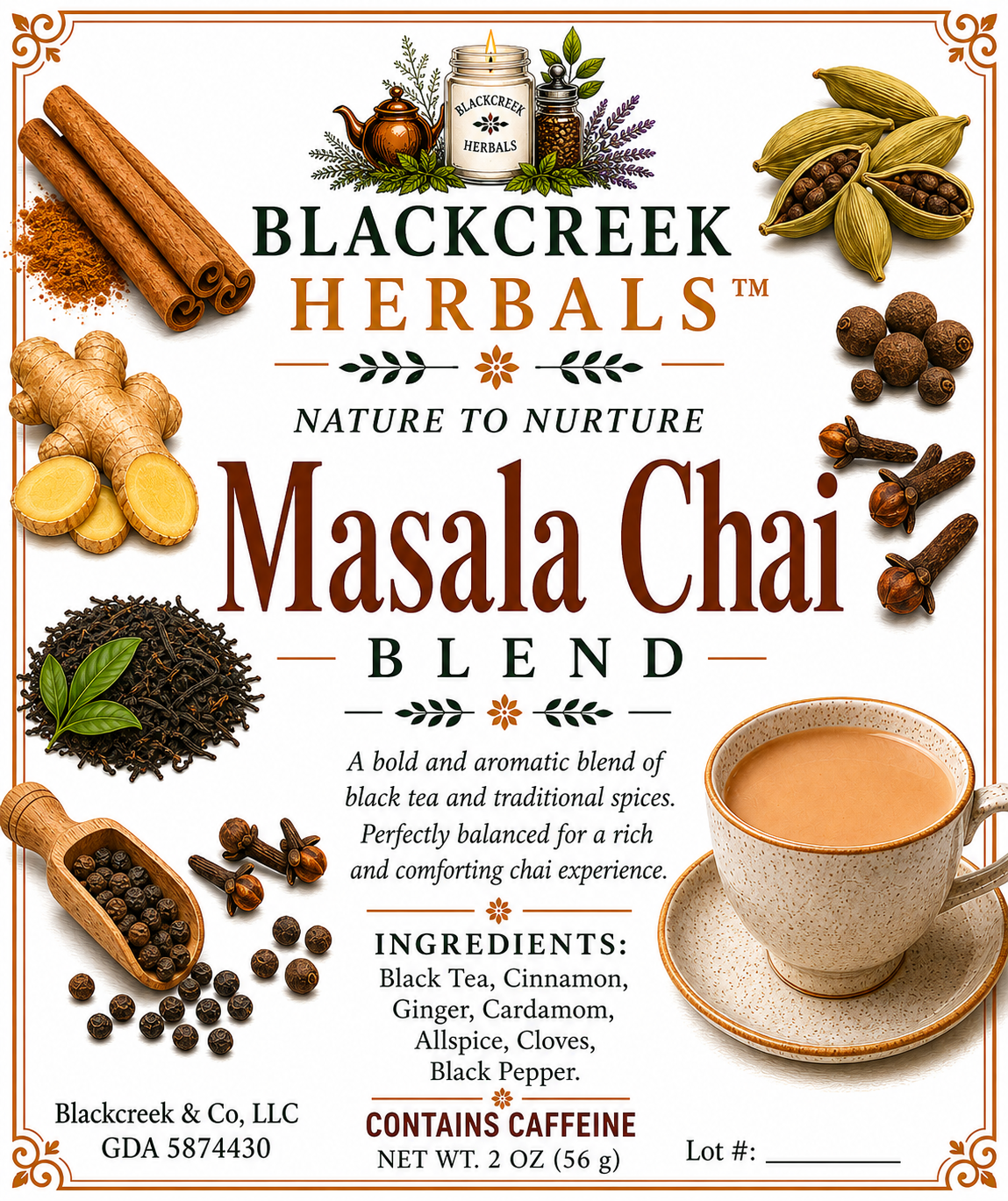 Blackcreek Masala Chai 2oz/56g
