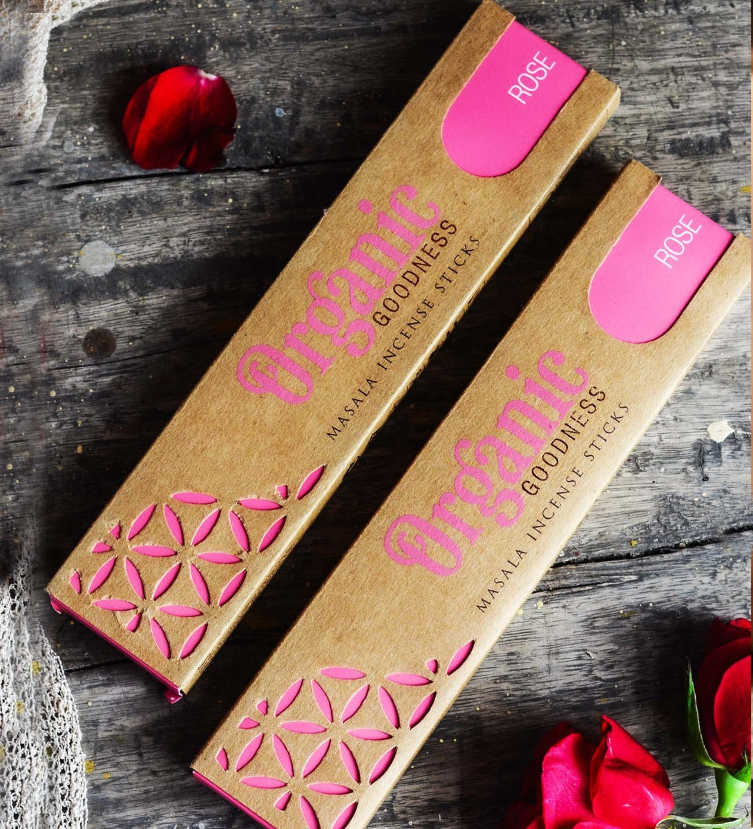 Rose Incense Sticks Box 15g (10-12 Sticks)